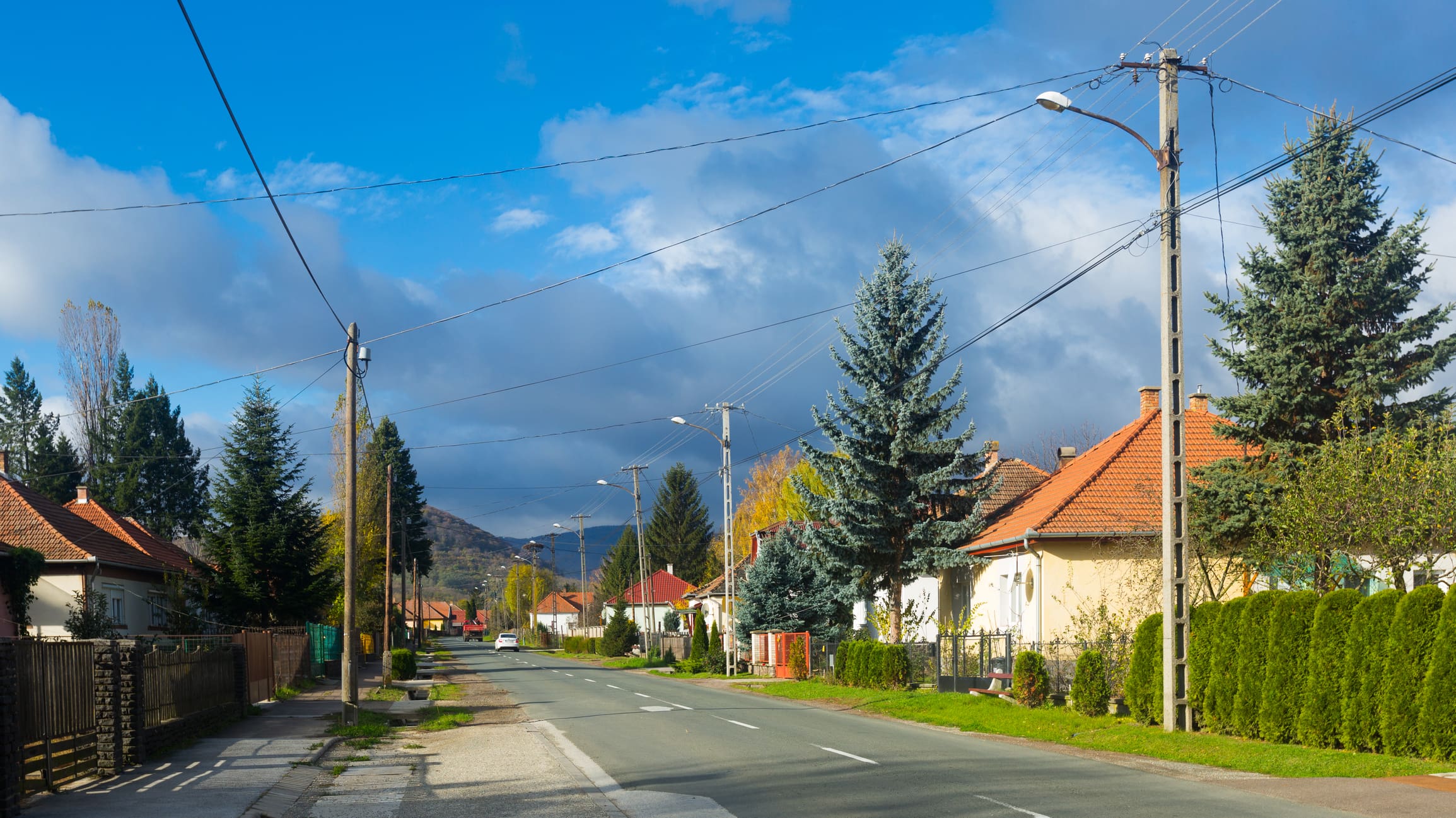 Magyar falu látképe a falusi CSOK apropóján.