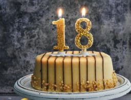 18. születésnapi torta, 18 éves lett